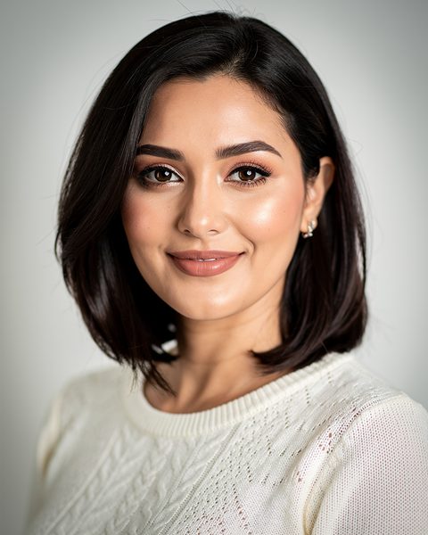 Headshot preset — real output